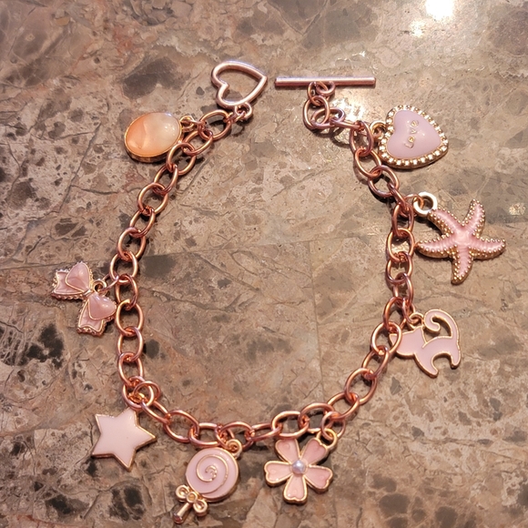Charm Bracelet (handmade, handcrafted) - Picture 2 of 2